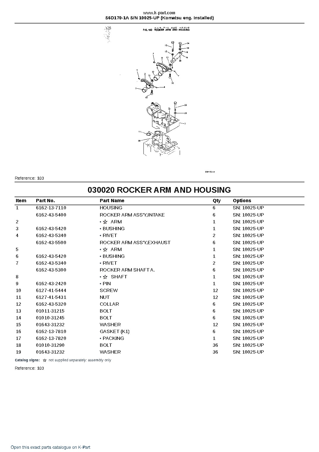 S6D170-1A S/N 10025-UP (Komatsu eng. Installed) – sample page 3