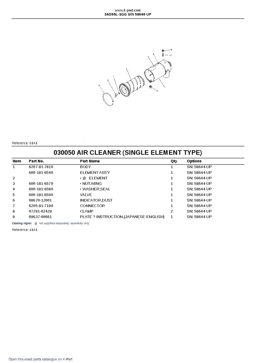 S6D95L-1GG S/N 58644-UP – sample page 5 S6D95L-1GG S/N 58644-UP – sample page 5