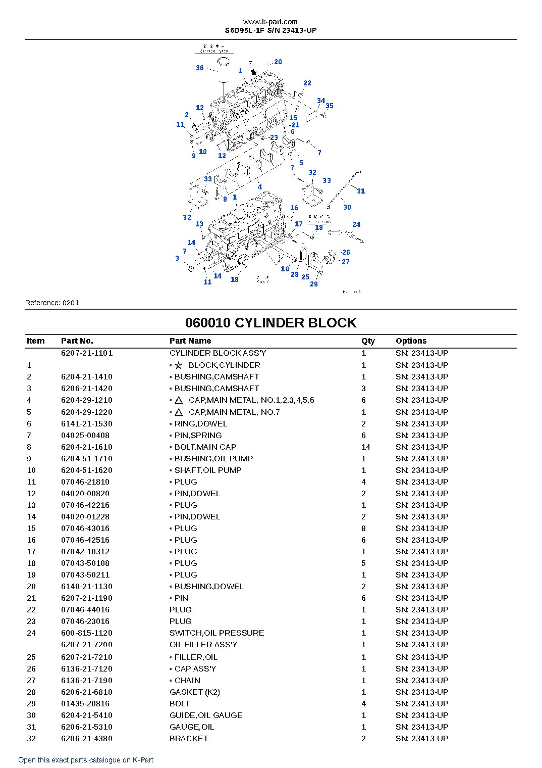 S6D95L-1F S/N 23413-UP – sample page 7 S6D95L-1F S/N 23413-UP – sample page 7