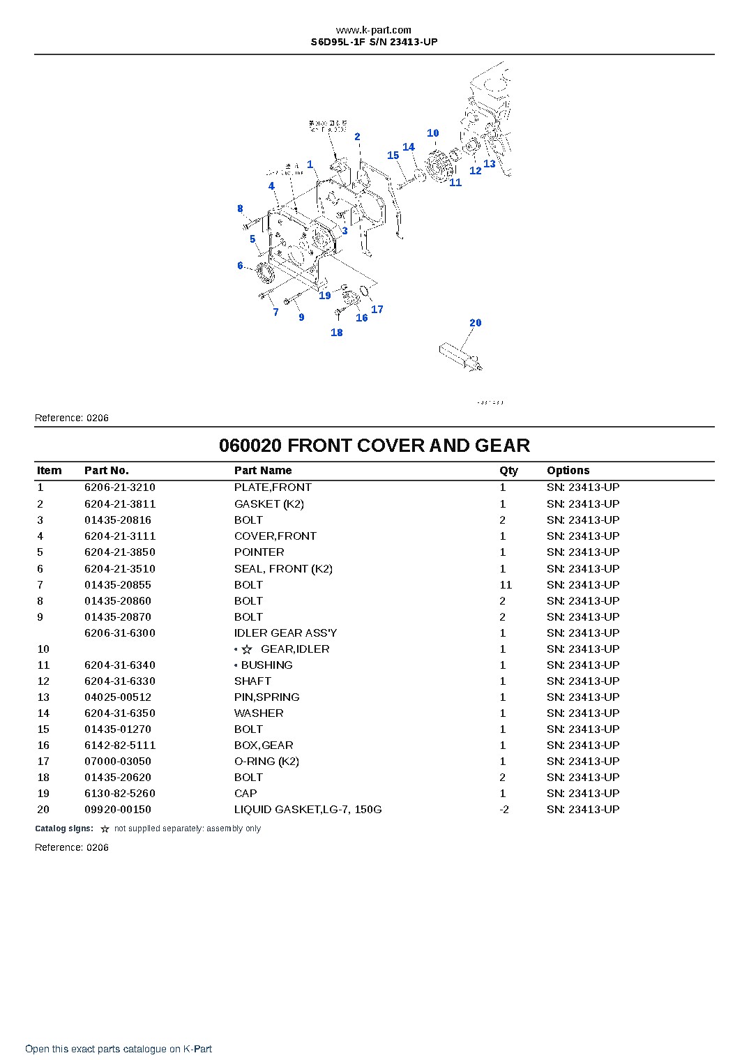 S6D95L-1F S/N 23413-UP – sample page 9 S6D95L-1F S/N 23413-UP – sample page 9
