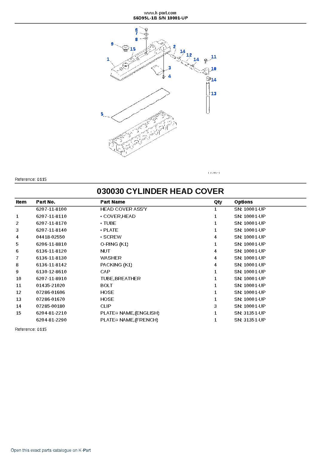 S6D95L-1B S/N 10001-UP – sample page 4 S6D95L-1B S/N 10001-UP – sample page 4