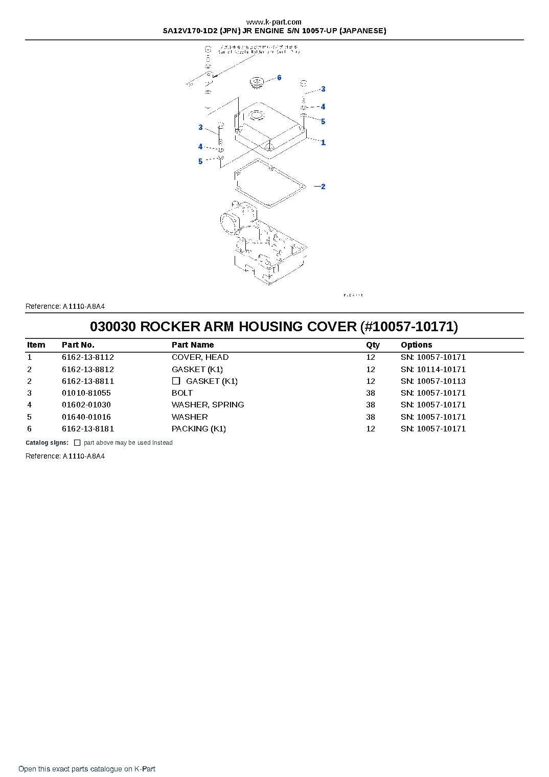 SA12V170-1D2 (JPN) JR ENGINE S/N 10057-UP (JAPANESE) – sample page 5