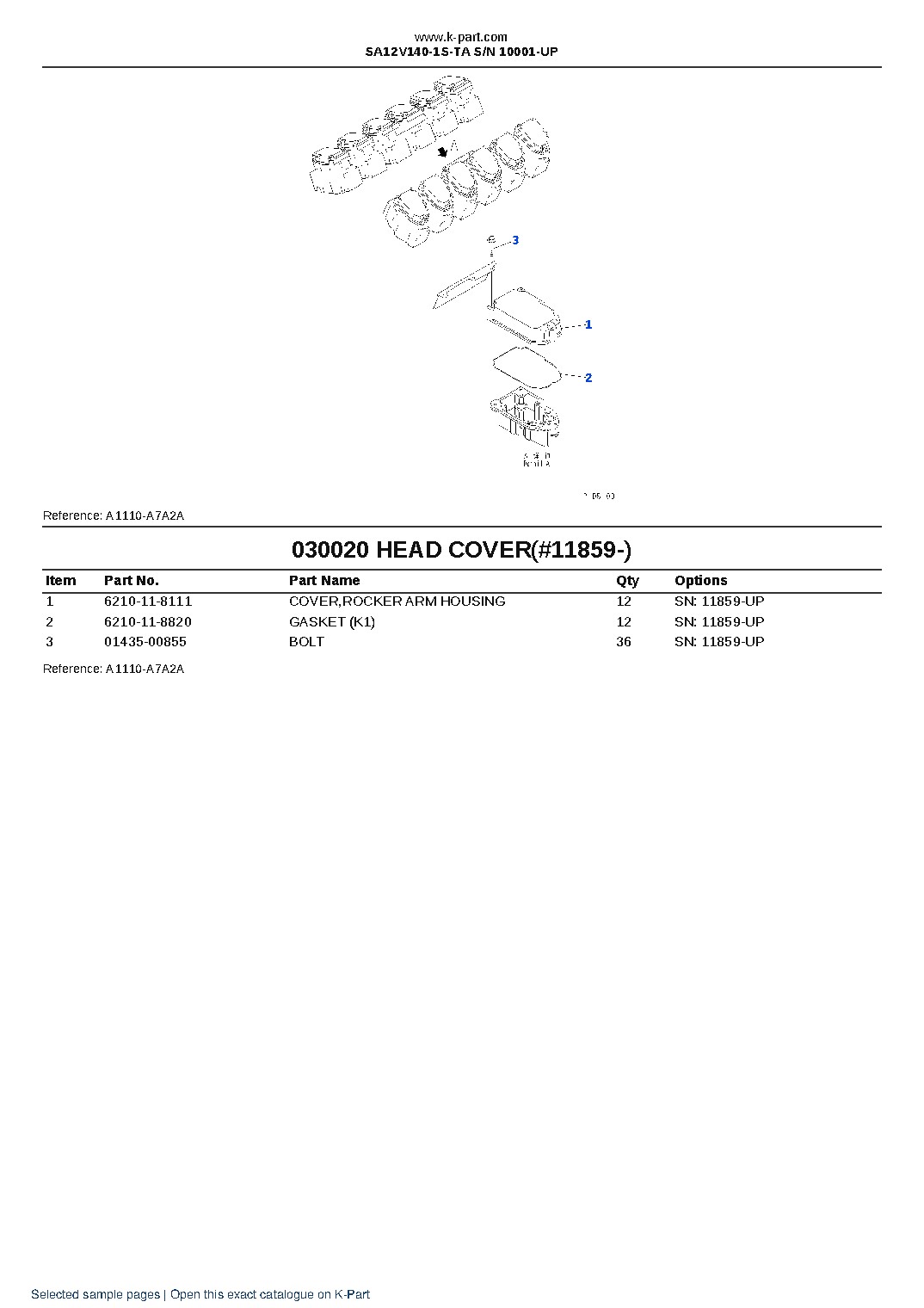 SA12V140-1S-TA S/N 10001-UP – sample page 3