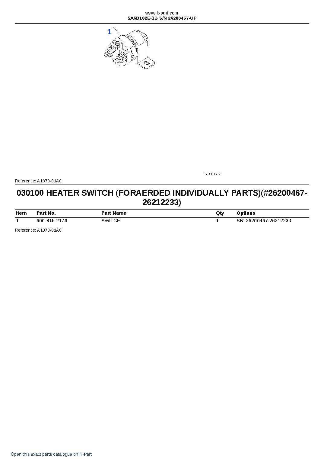 SA6D102E-1B S/N 26200467-UP – sample page 10 SA6D102E-1B S/N 26200467-UP – sample page 10