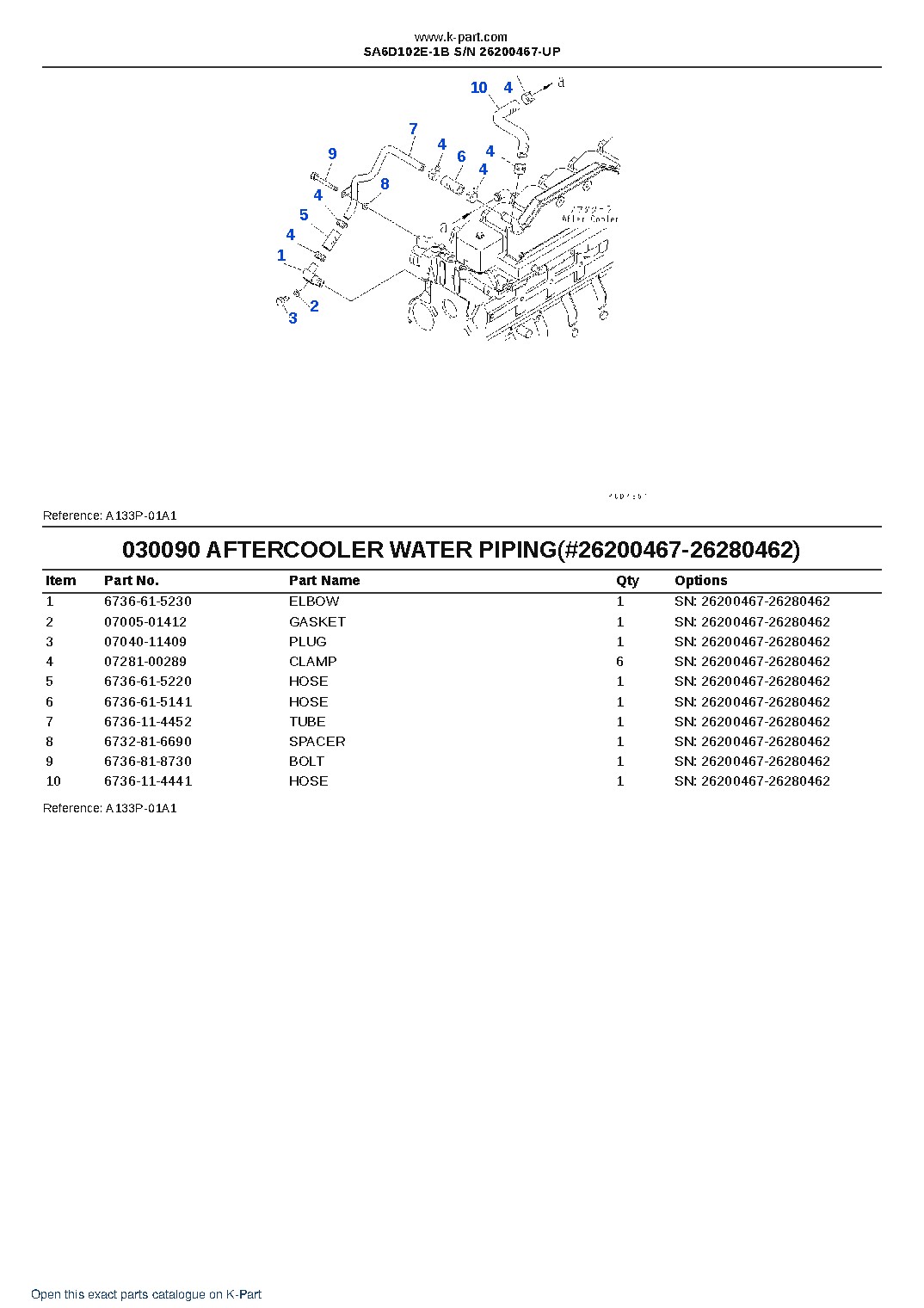 SA6D102E-1B S/N 26200467-UP – sample page 9 SA6D102E-1B S/N 26200467-UP – sample page 9