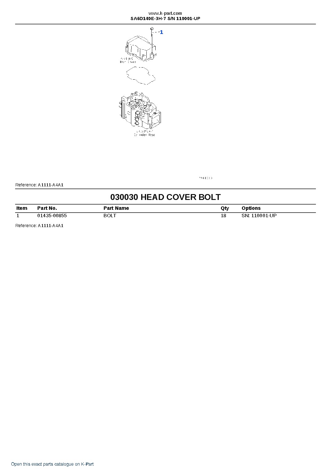 SA6D140E-3H-7 S/N 110001-UP – sample page 4 SA6D140E-3H-7 S/N 110001-UP – sample page 4
