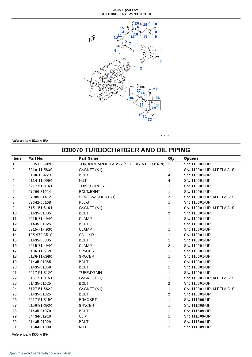 SA6D140E-3H-7 S/N 110001-UP – sample page 9 SA6D140E-3H-7 S/N 110001-UP – sample page 9