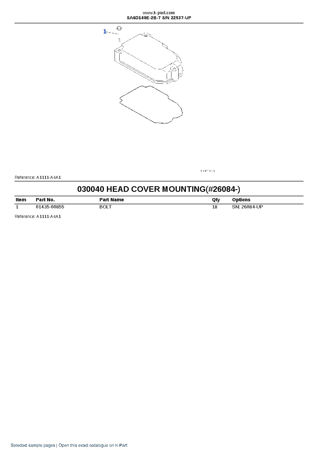 SA6D140E-2B-7 S/N 22537-UP – sample page 5 SA6D140E-2B-7 S/N 22537-UP – sample page 5