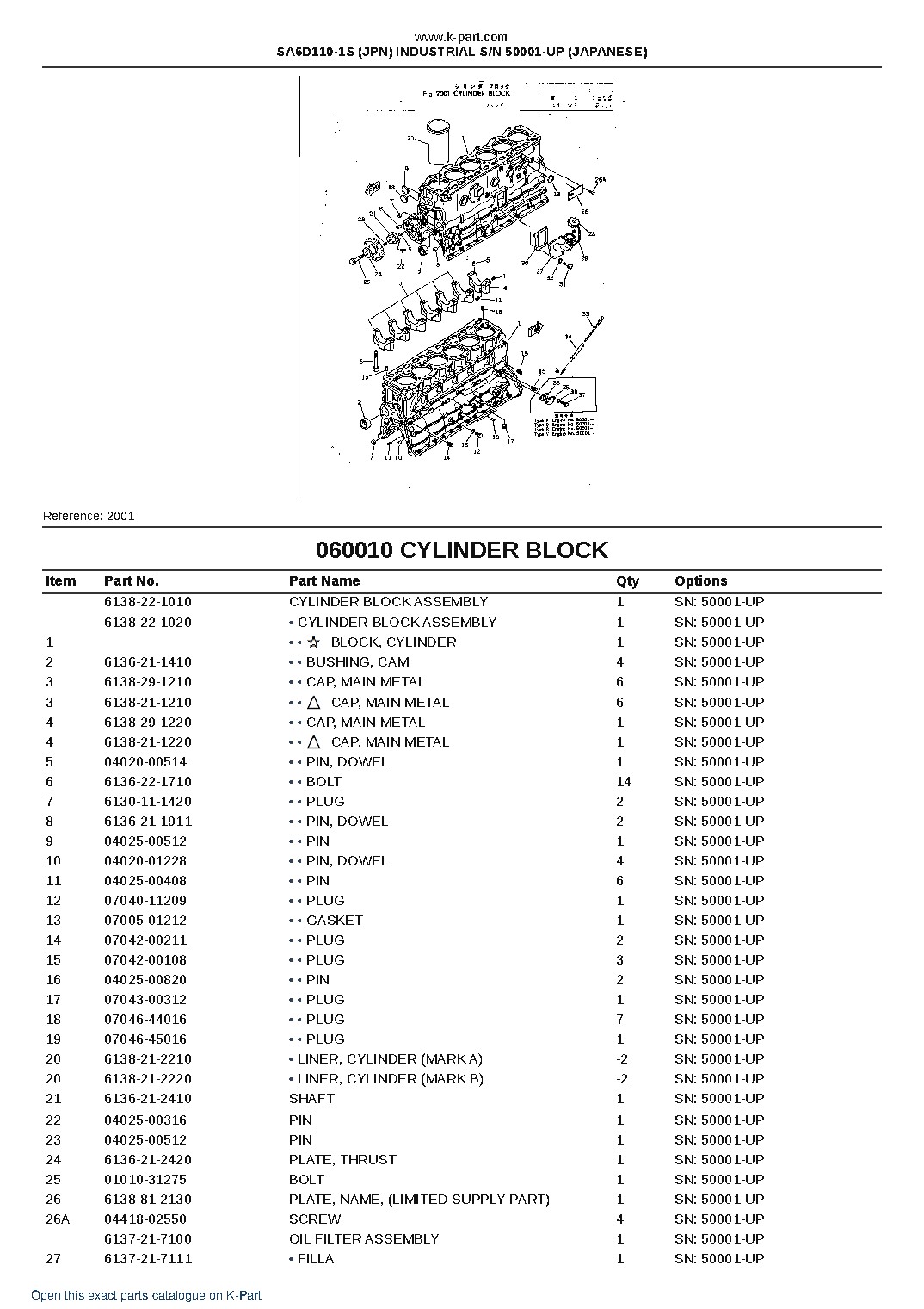 SA6D110-1S (JPN) INDUSTRIAL S/N 50001-UP (JAPANESE) – sample page 8