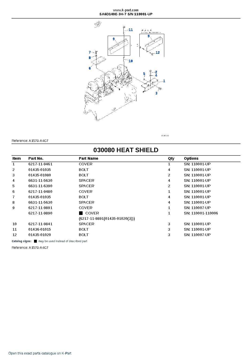 SA6D140E-3H-7 S/N 110001-UP – sample page 10 SA6D140E-3H-7 S/N 110001-UP – sample page 10