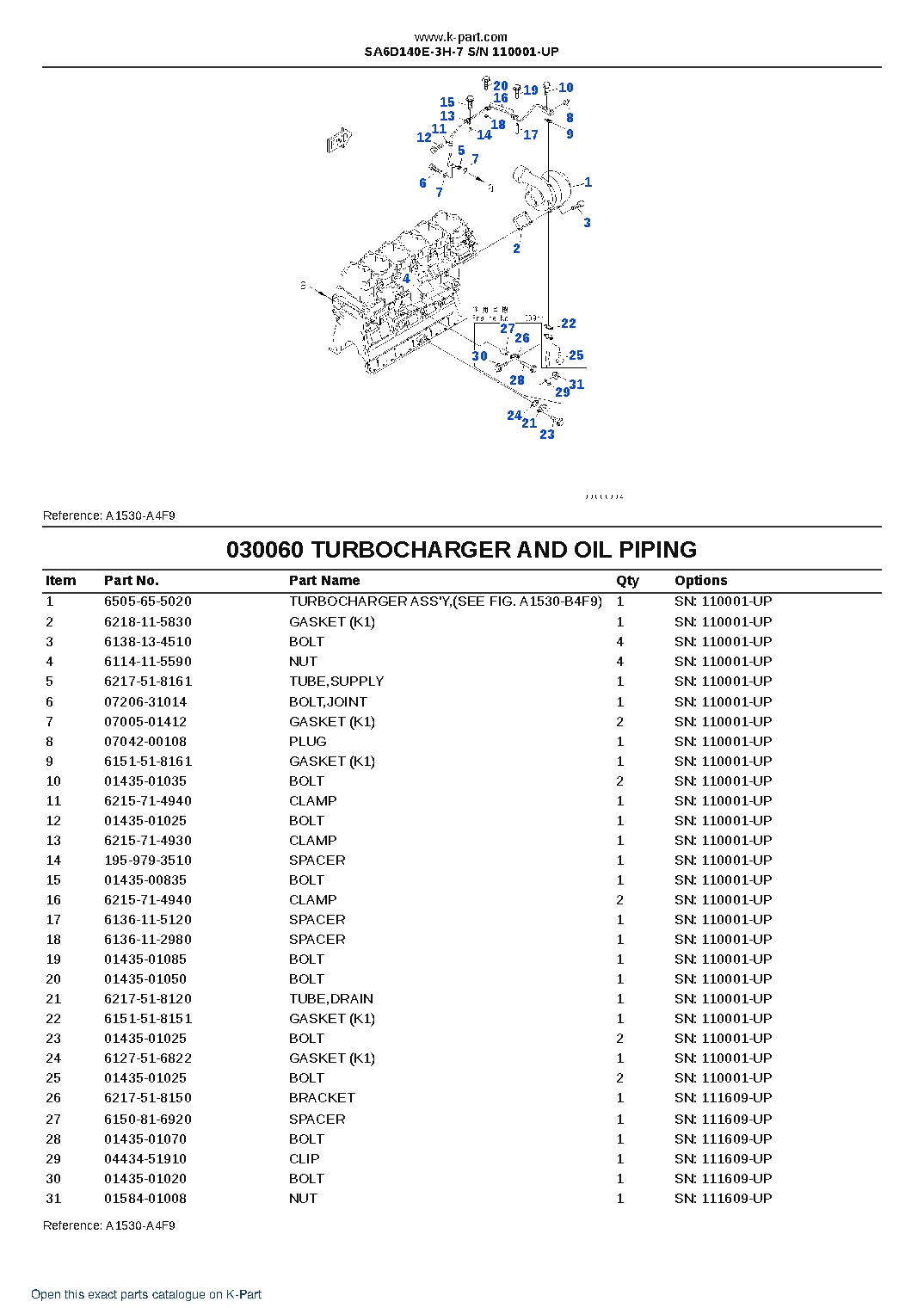 SA6D140E-3H-7 S/N 110001-UP – sample page 8 SA6D140E-3H-7 S/N 110001-UP – sample page 8