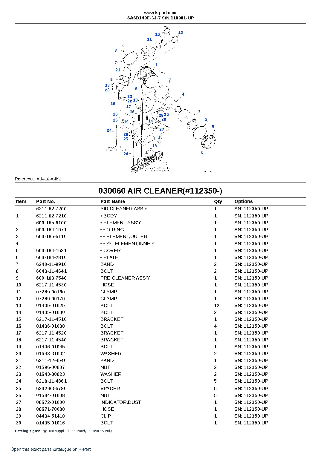 SA6D140E-3J-7 S/N 110001-UP – sample page 8 SA6D140E-3J-7 S/N 110001-UP – sample page 8