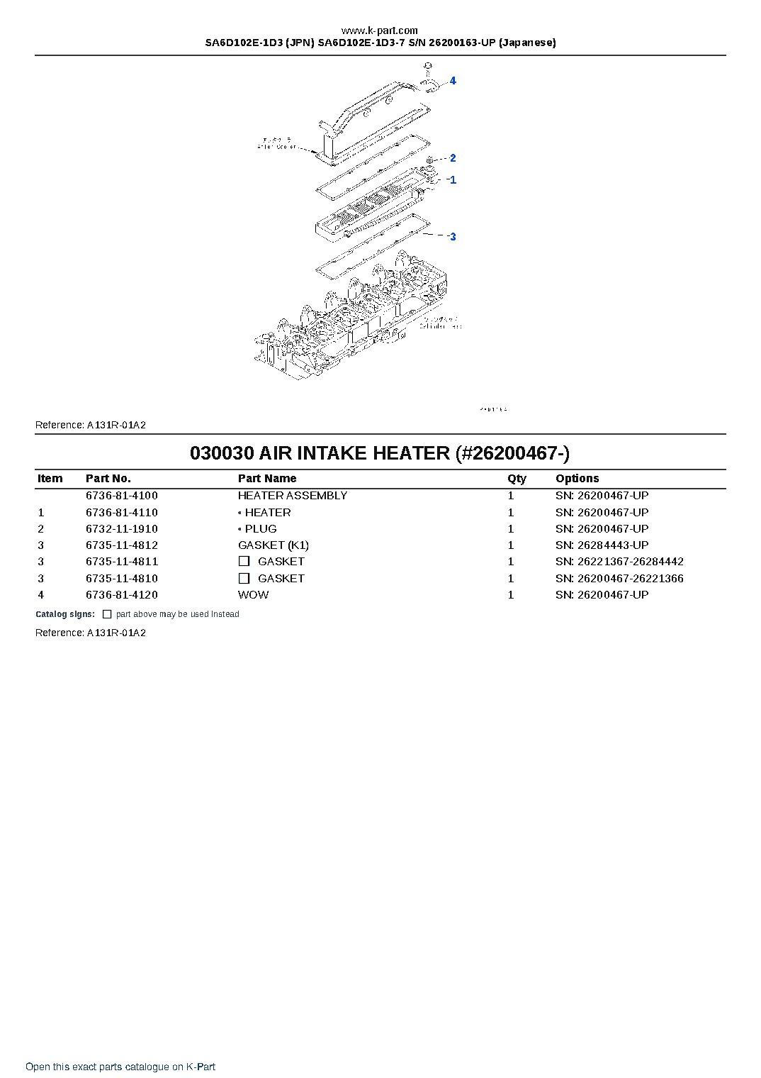 SA6D102E-1D3 (JPN) SA6D102E-1D3-7 S/N 26200163-UP (Japanese) – sample page 4 SA6D102E-1D3 (JPN) SA6D102E-1D3-7 S/N 26200163-UP (Japanese) – sample page 4