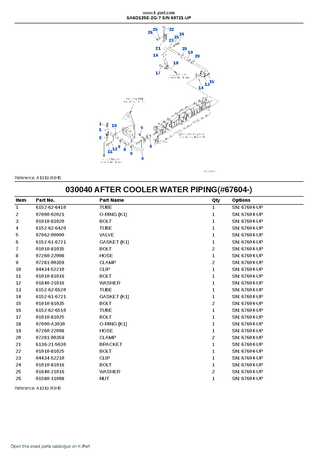 SA6D125E-2G-7 S/N 60721-UP – sample page 6 SA6D125E-2G-7 S/N 60721-UP – sample page 6
