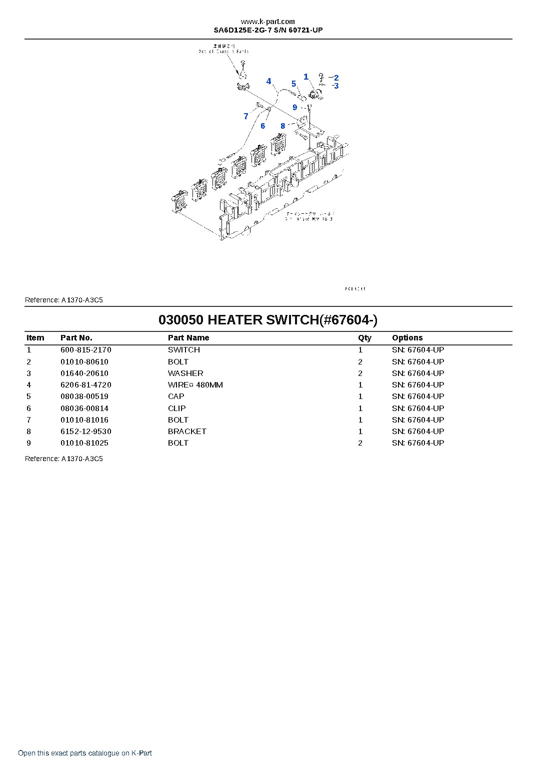 SA6D125E-2G-7 S/N 60721-UP – sample page 7 SA6D125E-2G-7 S/N 60721-UP – sample page 7