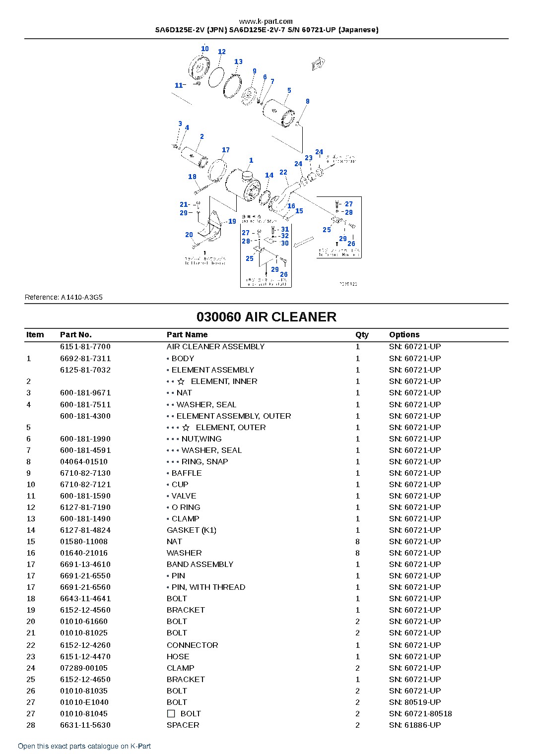 SA6D125E-2V (JPN) SA6D125E-2V-7 S/N 60721-UP (Japanese) – sample page 7 SA6D125E-2V (JPN) SA6D125E-2V-7 S/N 60721-UP (Japanese) – sample page 7