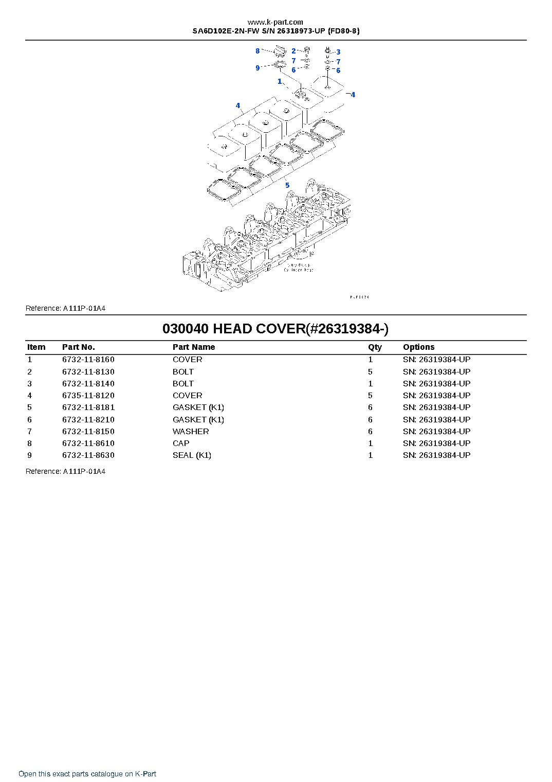 SA6D102E-2N-FW S/N 26318973-UP (FD80-8) – sample page 4 SA6D102E-2N-FW S/N 26318973-UP (FD80-8) – sample page 4