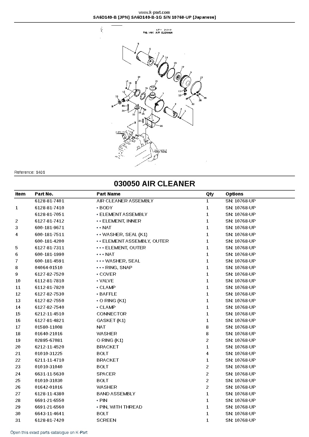 SA6D140-B (JPN) SA6D140-B-1G S/N 10768-UP (Japanese) – sample page 6 SA6D140-B (JPN) SA6D140-B-1G S/N 10768-UP (Japanese) – sample page 6
