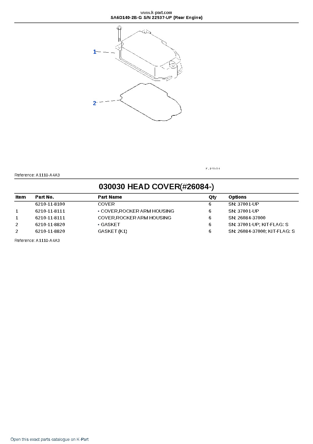 SA6D140-2B-G S/N 22537-UP (Rear Engine) – sample page 4 SA6D140-2B-G S/N 22537-UP (Rear Engine) – sample page 4
