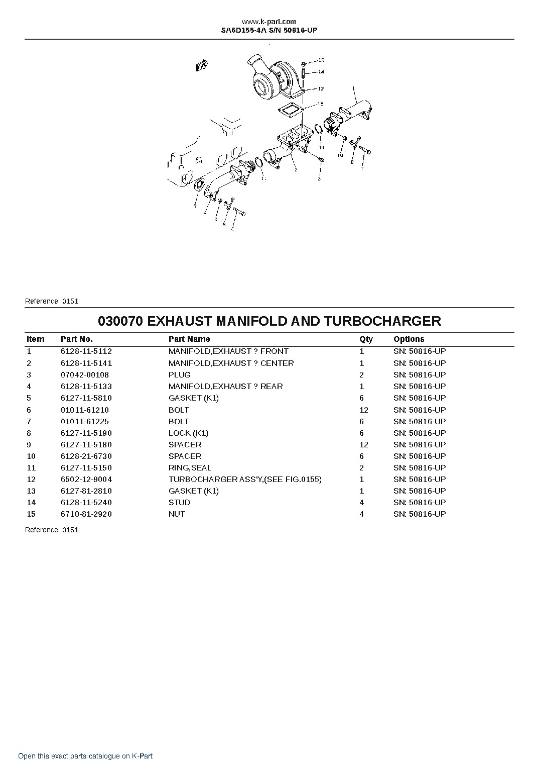 SA6D155-4A S/N 50816-UP – sample page 10 SA6D155-4A S/N 50816-UP – sample page 10