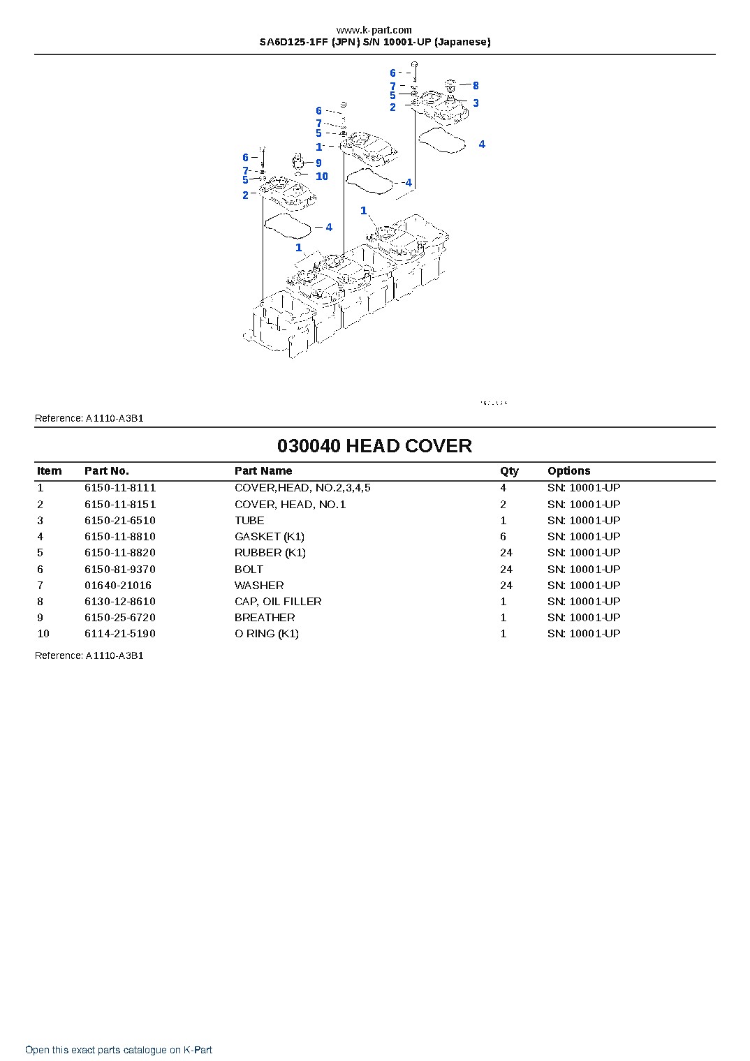 SA6D125-1FF (JPN) S/N 10001-UP (Japanese) – sample page 7 SA6D125-1FF (JPN) S/N 10001-UP (Japanese) – sample page 7