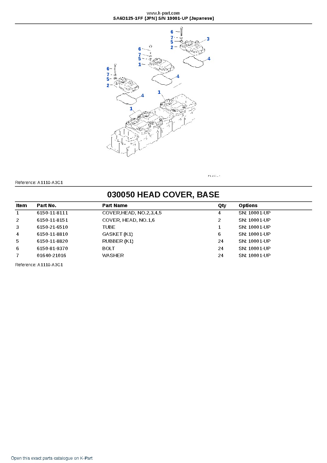 SA6D125-1FF (JPN) S/N 10001-UP (Japanese) – sample page 8 SA6D125-1FF (JPN) S/N 10001-UP (Japanese) – sample page 8