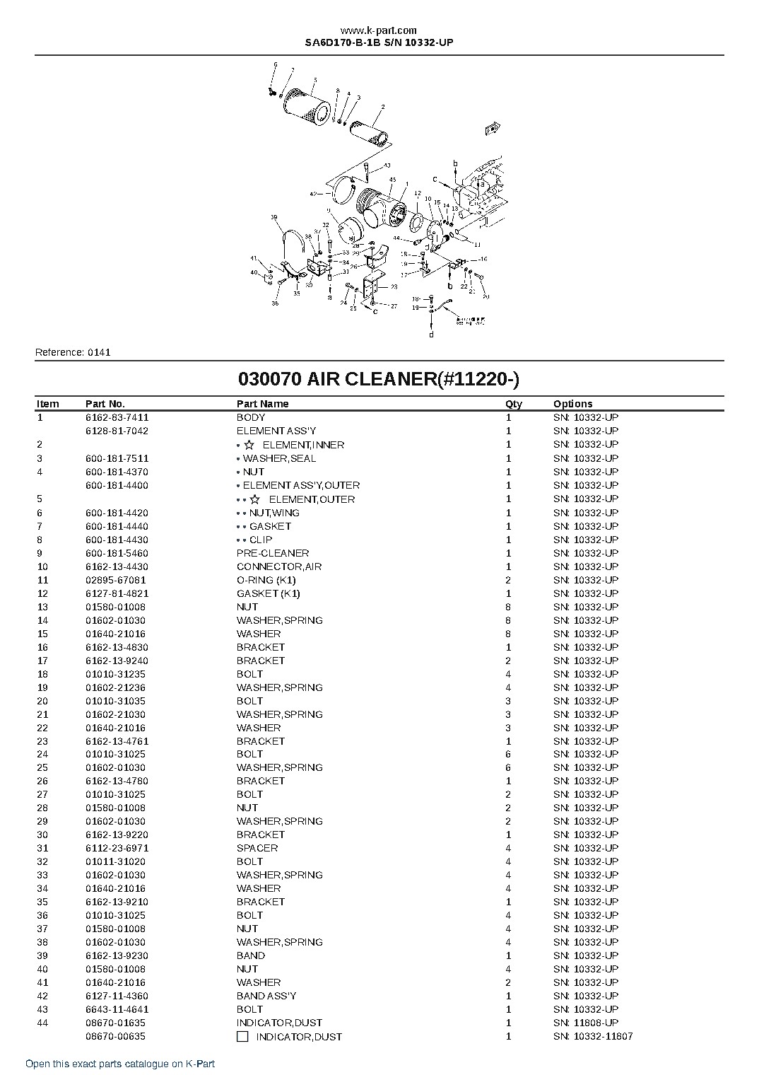 SA6D170-B-1B S/N 10332-UP – sample page 10
