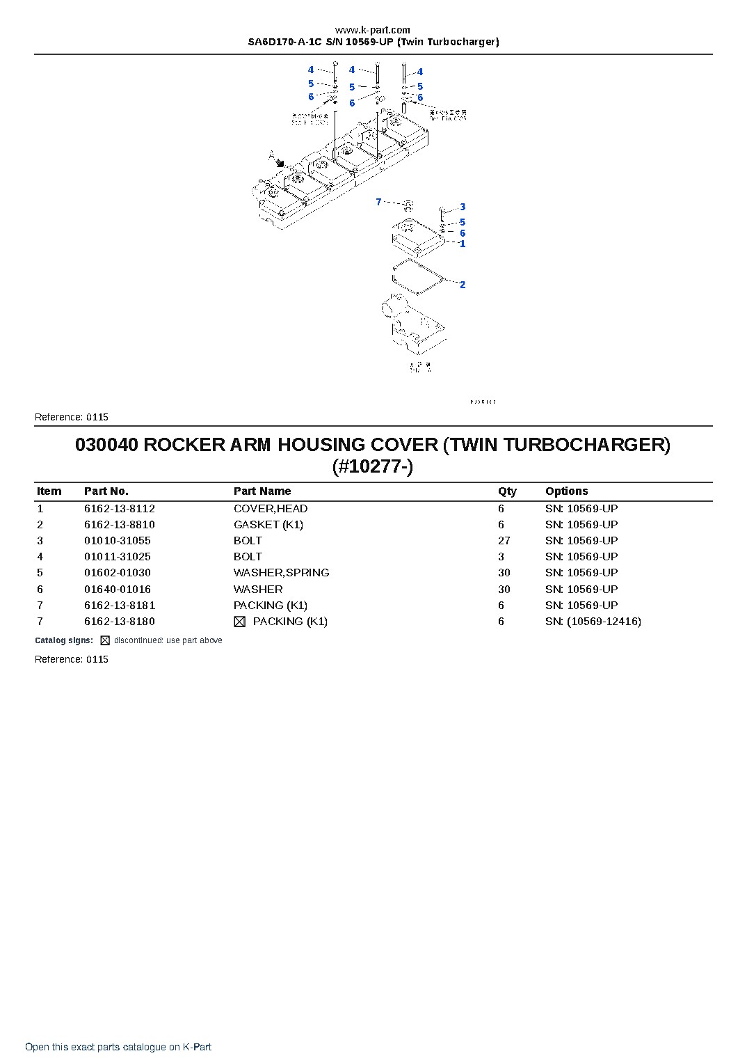 SA6D170-A-1C S/N 10569-UP (Twin Turbocharger) – sample page 7 SA6D170-A-1C S/N 10569-UP (Twin Turbocharger) – sample page 7