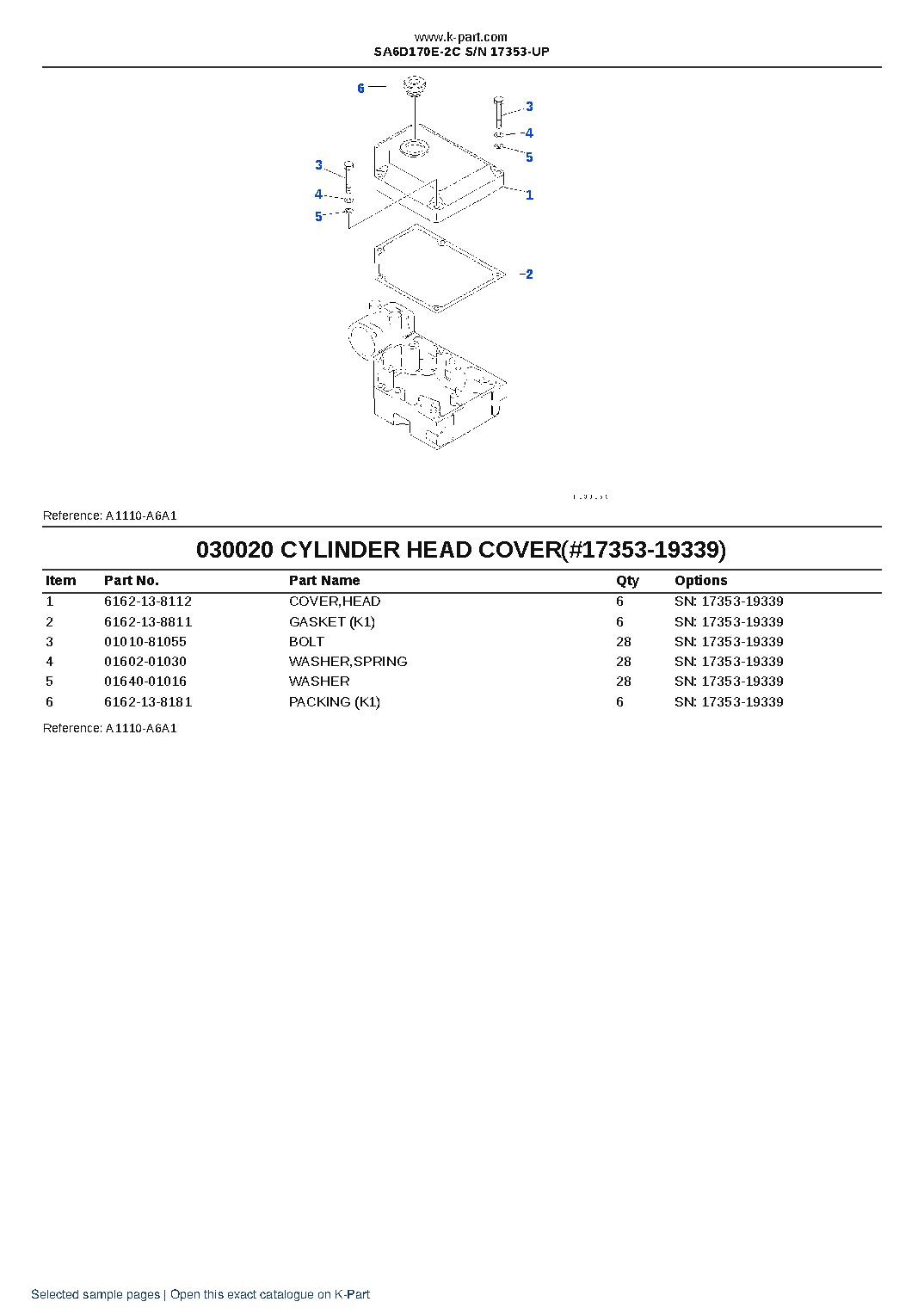 SA6D170E-2C S/N 17353-UP – sample page 3 SA6D170E-2C S/N 17353-UP – sample page 3
