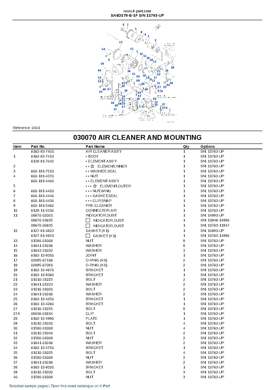 SA6D170-B-1F S/N 11763-UP – sample page 9