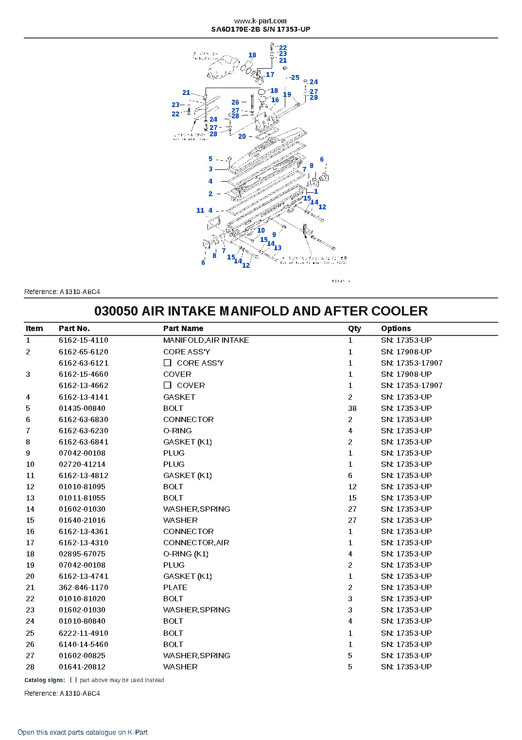 SA6D170E-2B S/N 17353-UP – sample page 6 SA6D170E-2B S/N 17353-UP – sample page 6