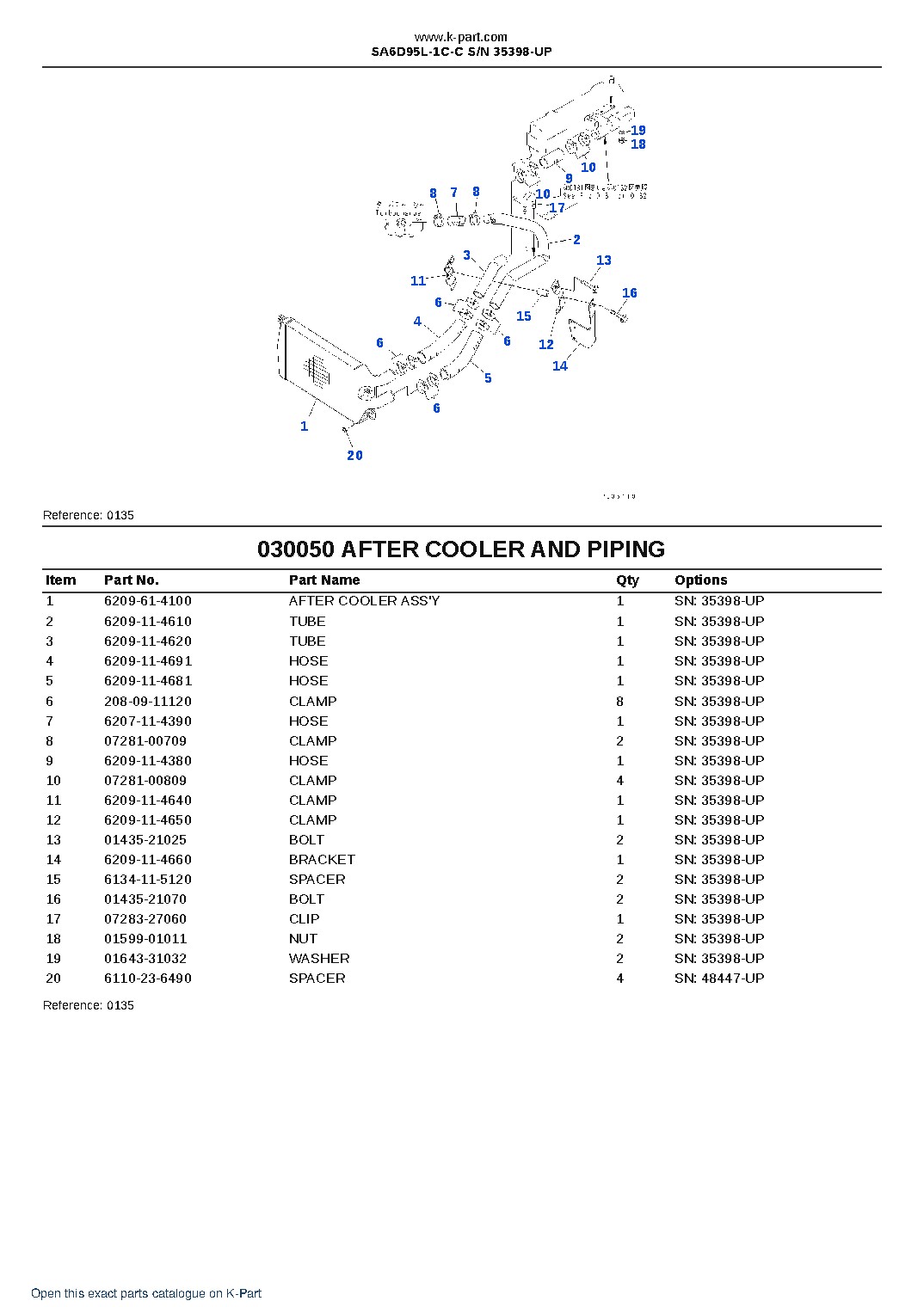 SA6D95L-1C-C S/N 35398-UP – sample page 6 SA6D95L-1C-C S/N 35398-UP – sample page 6