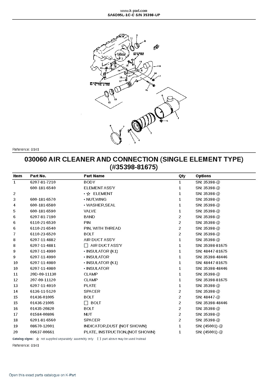 SA6D95L-1C-C S/N 35398-UP – sample page 7 SA6D95L-1C-C S/N 35398-UP – sample page 7