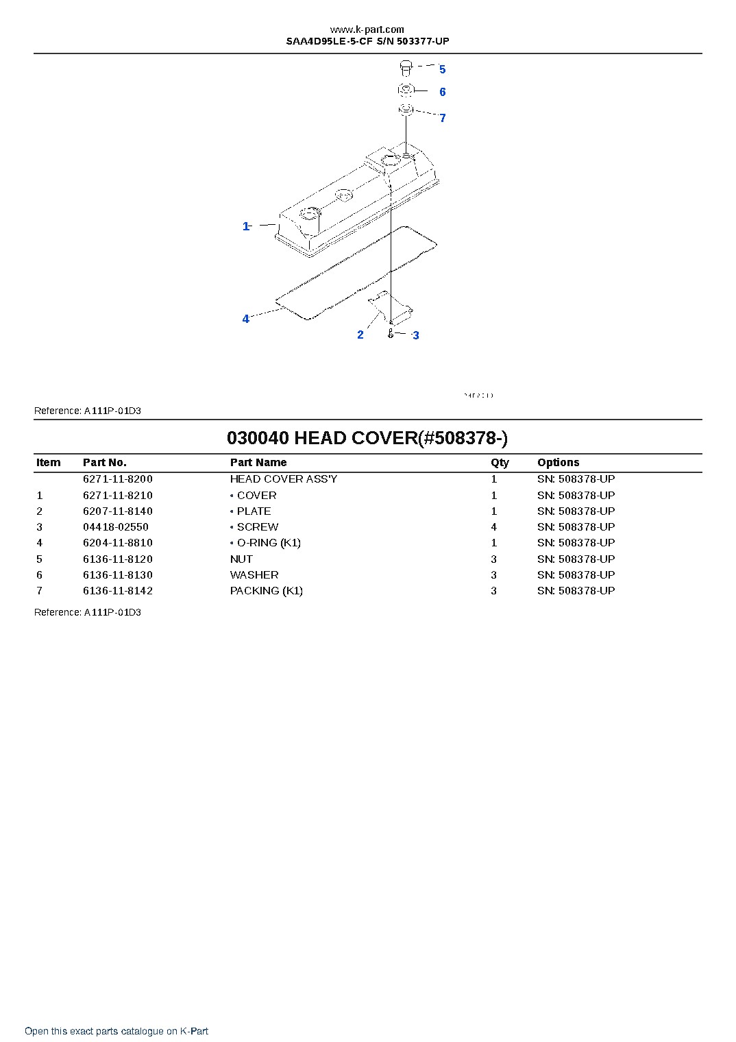 SAA4D95LE-5-CF S/N 503377-UP – sample page 4 SAA4D95LE-5-CF S/N 503377-UP – sample page 4