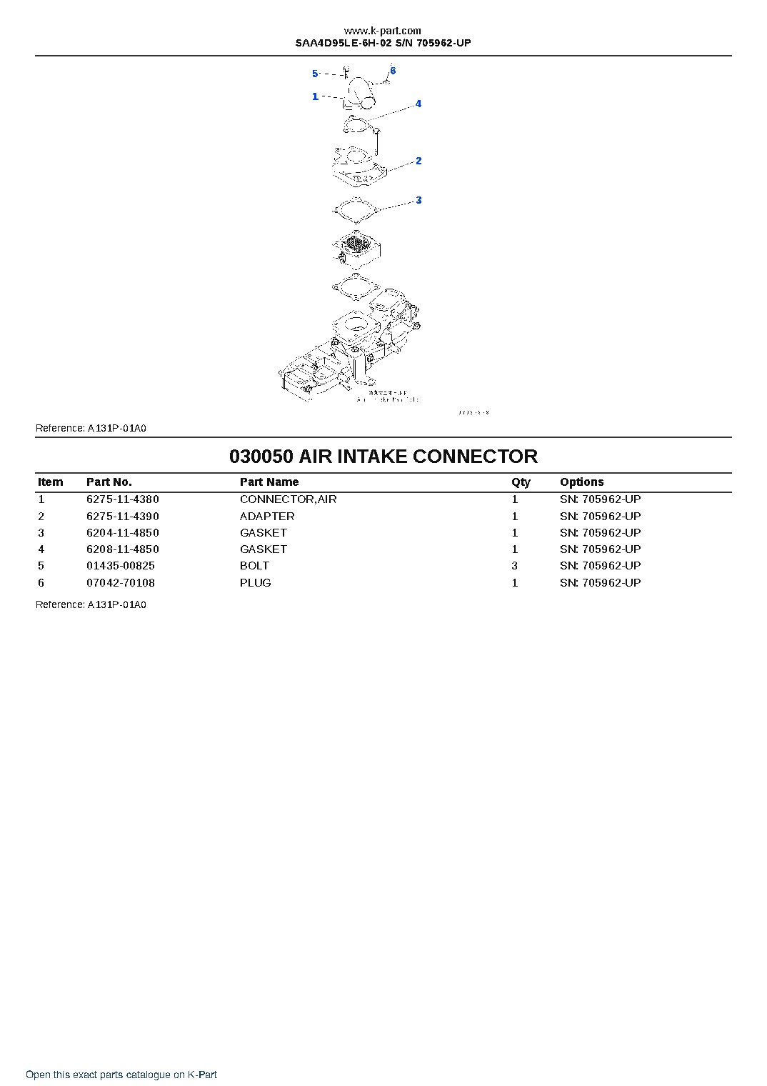 SAA4D95LE-6H-02 S/N 705962-UP – sample page 5 SAA4D95LE-6H-02 S/N 705962-UP – sample page 5