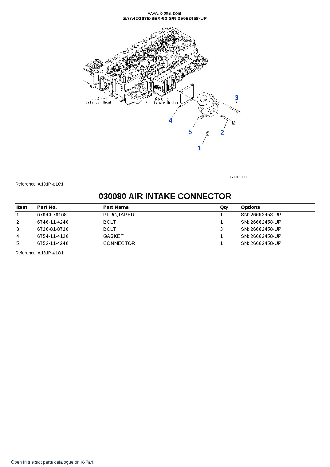 SAA4D107E-3EX-02 S/N 26662458-UP – sample page 8 SAA4D107E-3EX-02 S/N 26662458-UP – sample page 8