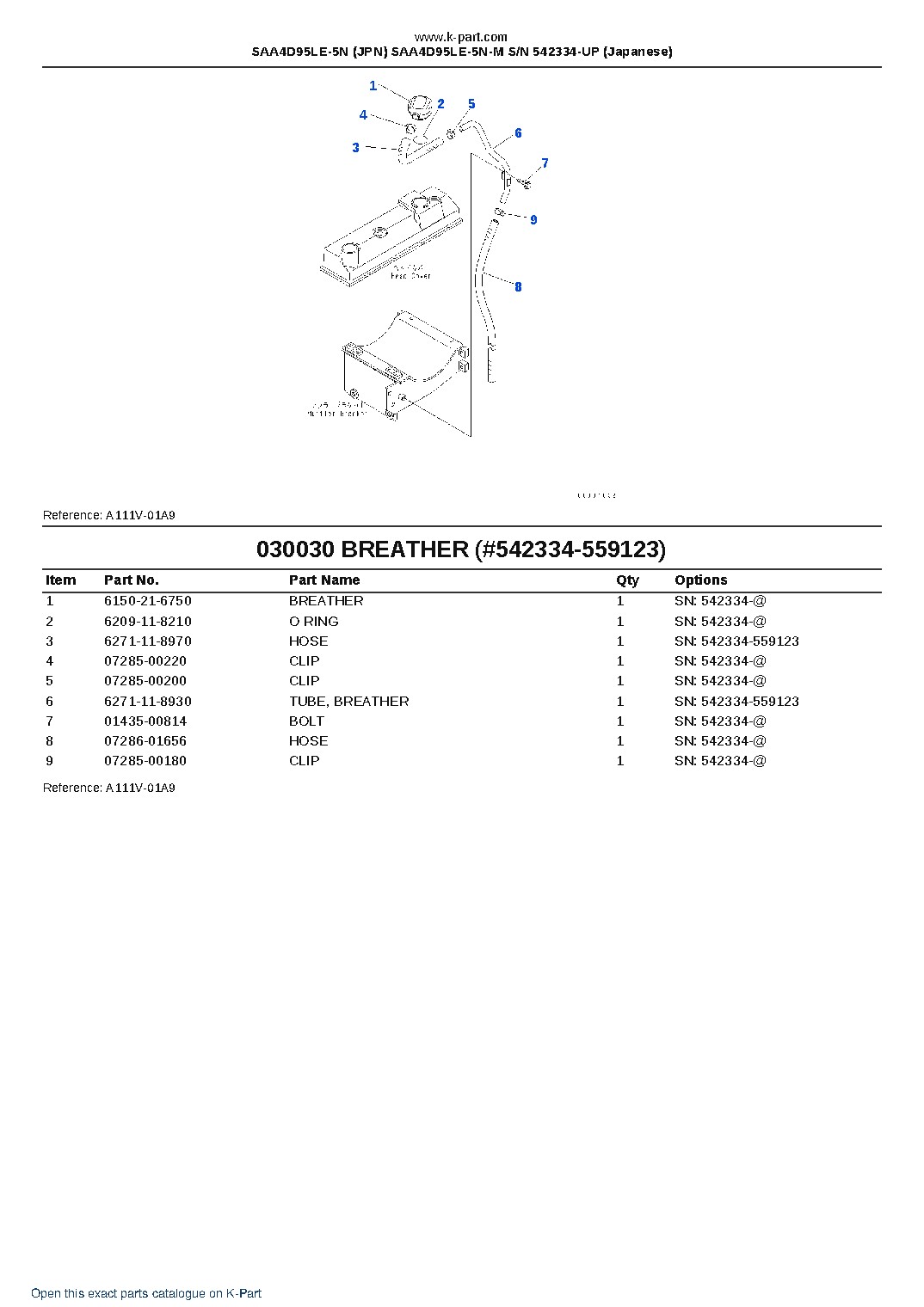 SAA4D95LE-5N (JPN) SAA4D95LE-5N-M S/N 542334-UP (Japanese) – sample page 3 SAA4D95LE-5N (JPN) SAA4D95LE-5N-M S/N 542334-UP (Japanese) – sample page 3