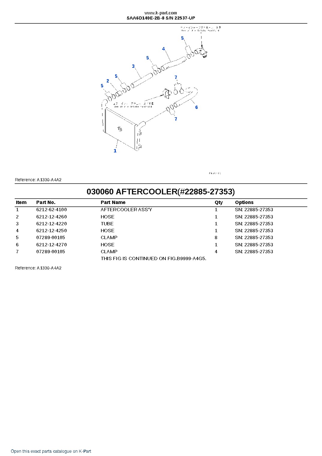 SAA6D140E-2B-8 S/N 22537-UP – sample page 7 SAA6D140E-2B-8 S/N 22537-UP – sample page 7