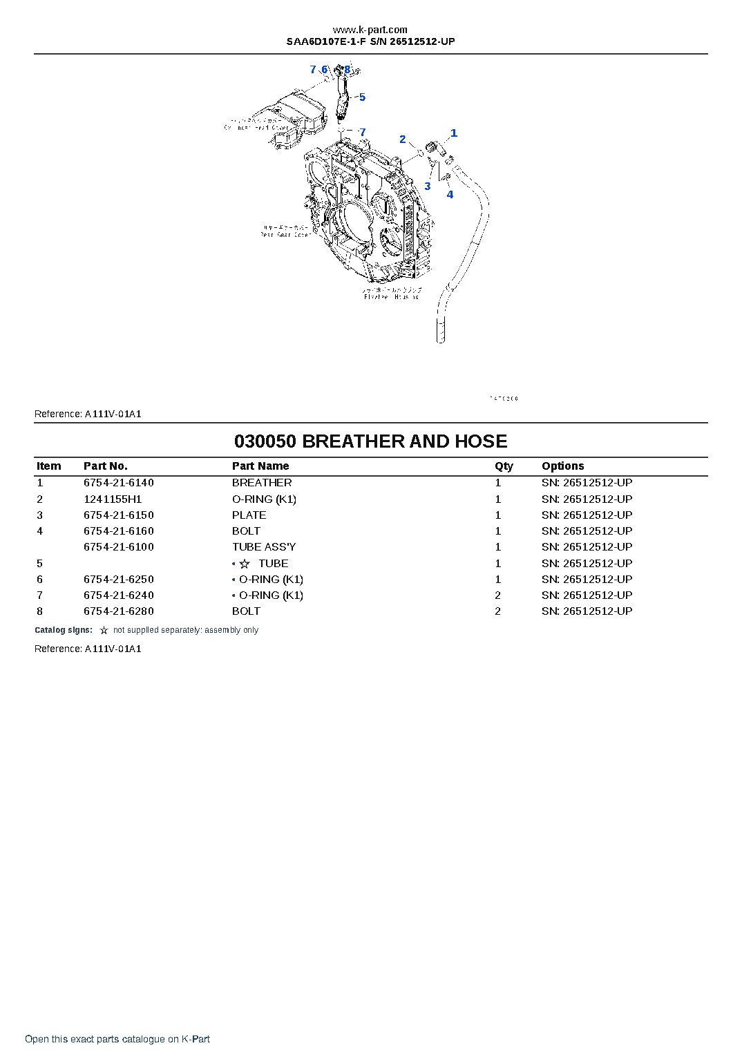 SAA6D107E-1-F S/N 26512512-UP – sample page 5 SAA6D107E-1-F S/N 26512512-UP – sample page 5