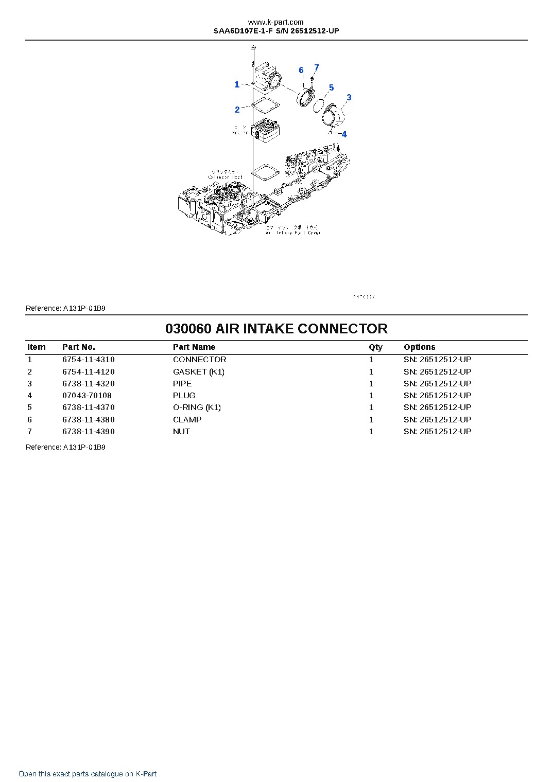 SAA6D107E-1-F S/N 26512512-UP – sample page 6 SAA6D107E-1-F S/N 26512512-UP – sample page 6