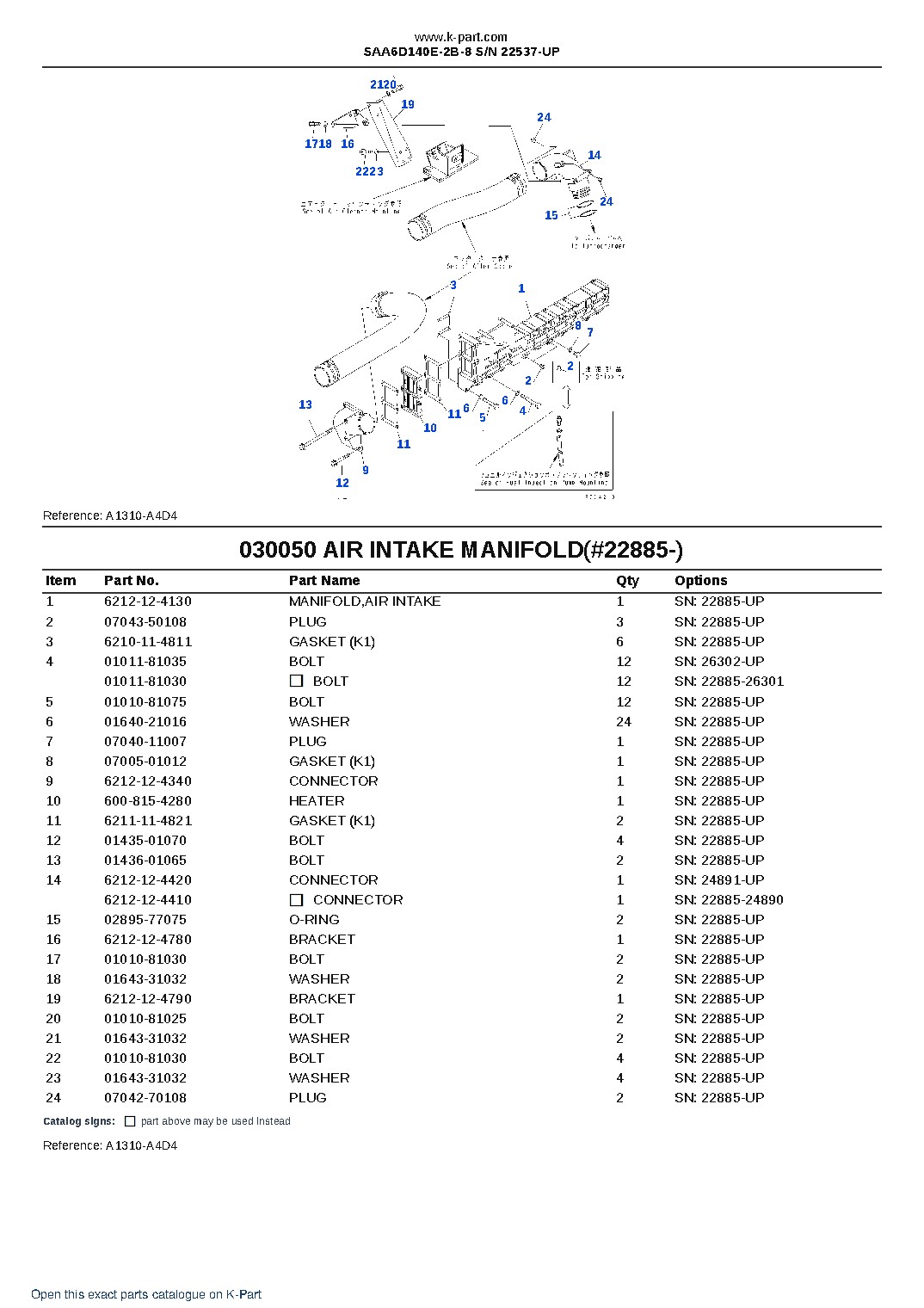 SAA6D140E-2B-8 S/N 22537-UP – sample page 6 SAA6D140E-2B-8 S/N 22537-UP – sample page 6