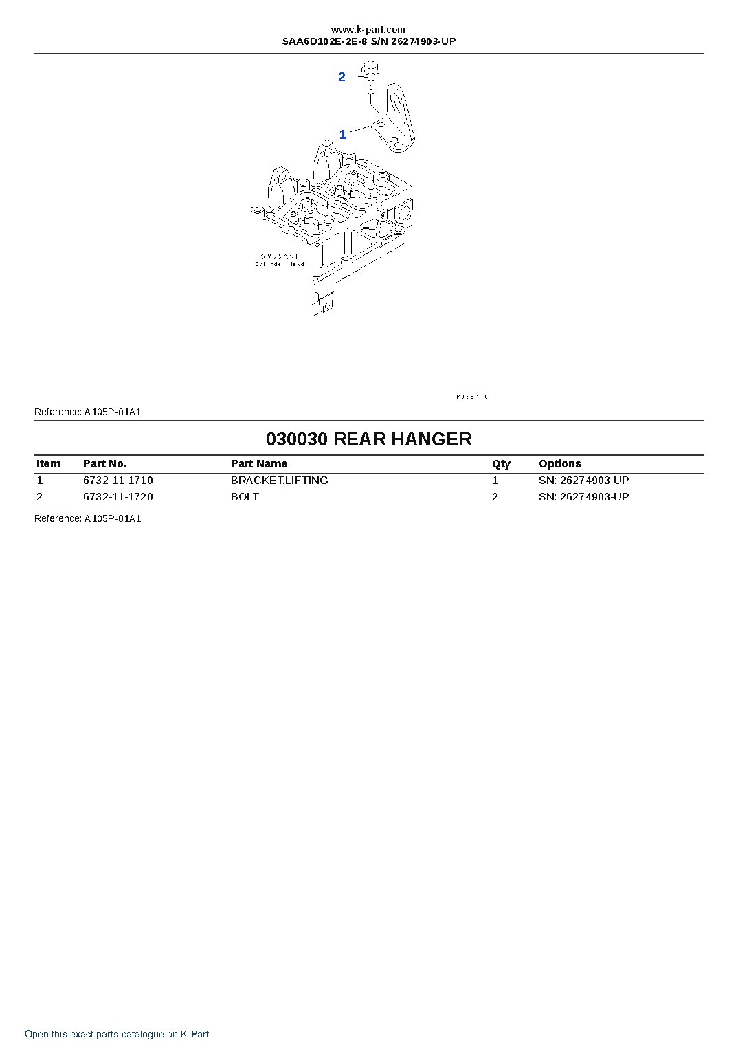 SAA6D102E-2E-8 S/N 26274903-UP – sample page 3 SAA6D102E-2E-8 S/N 26274903-UP – sample page 3