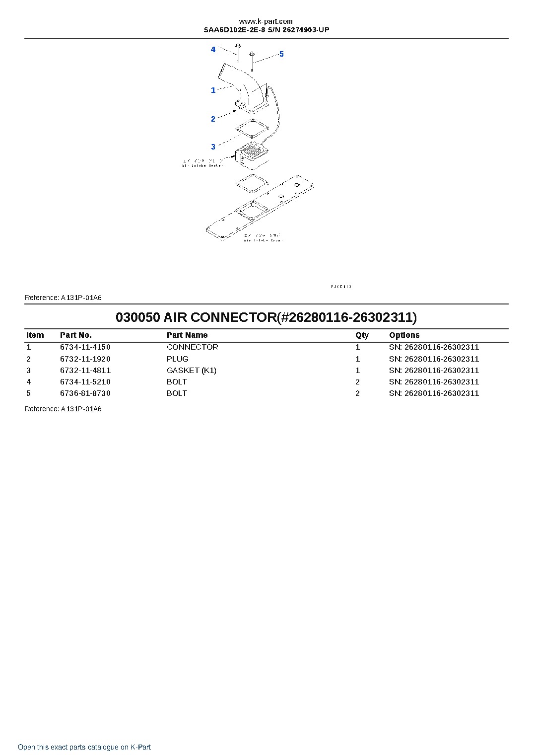 SAA6D102E-2E-8 S/N 26274903-UP – sample page 5 SAA6D102E-2E-8 S/N 26274903-UP – sample page 5