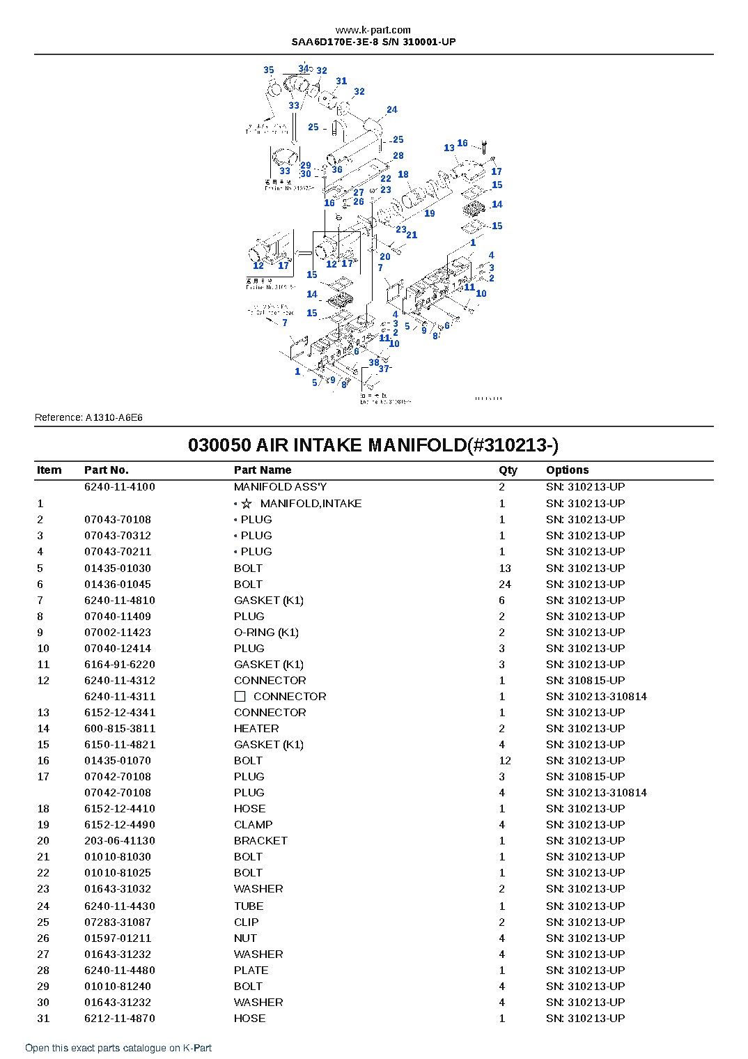 SAA6D170E-3E-8 S/N 310001-UP – sample page 6