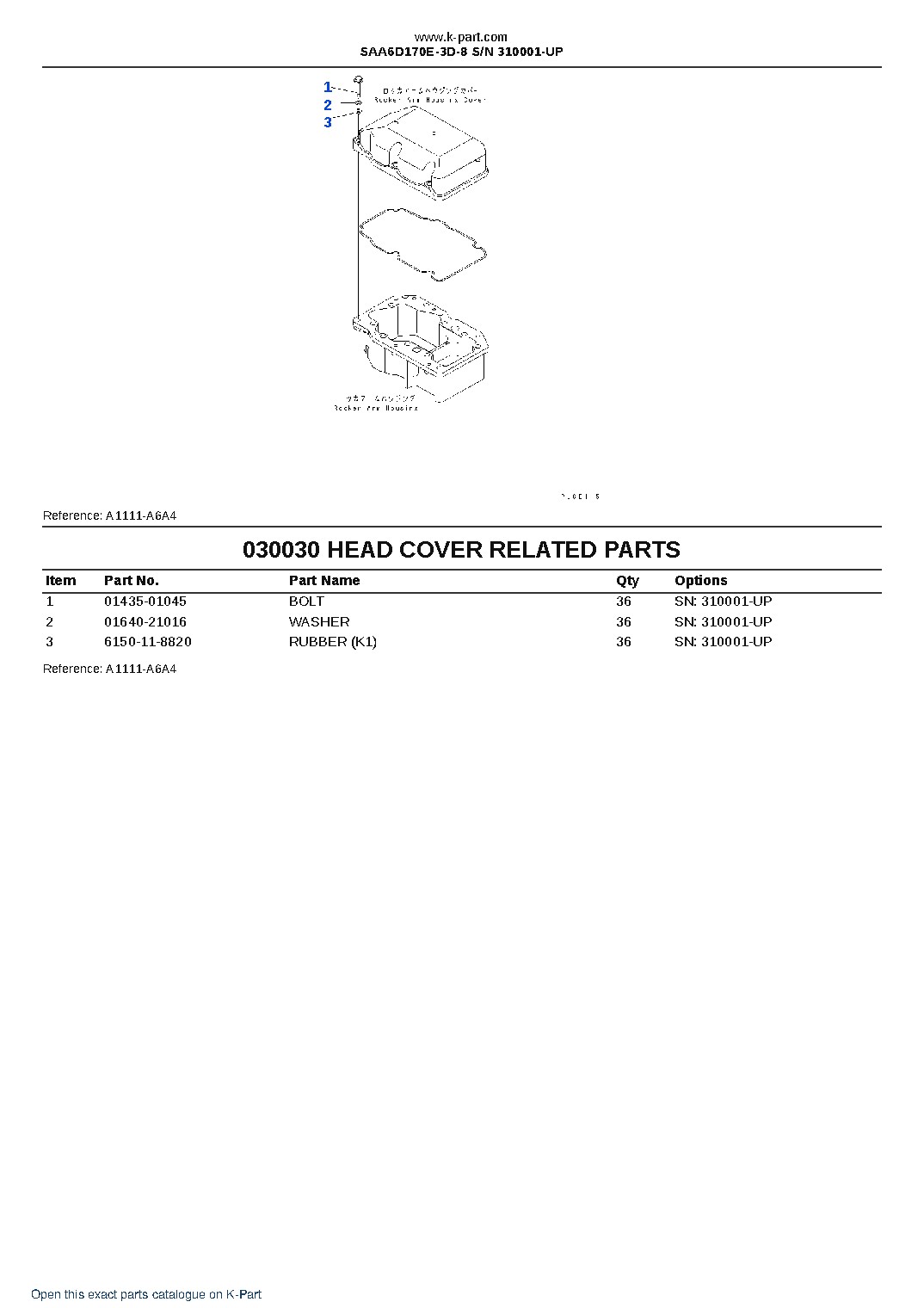 SAA6D170E-3D-8 S/N 310001-UP – sample page 4 SAA6D170E-3D-8 S/N 310001-UP – sample page 4