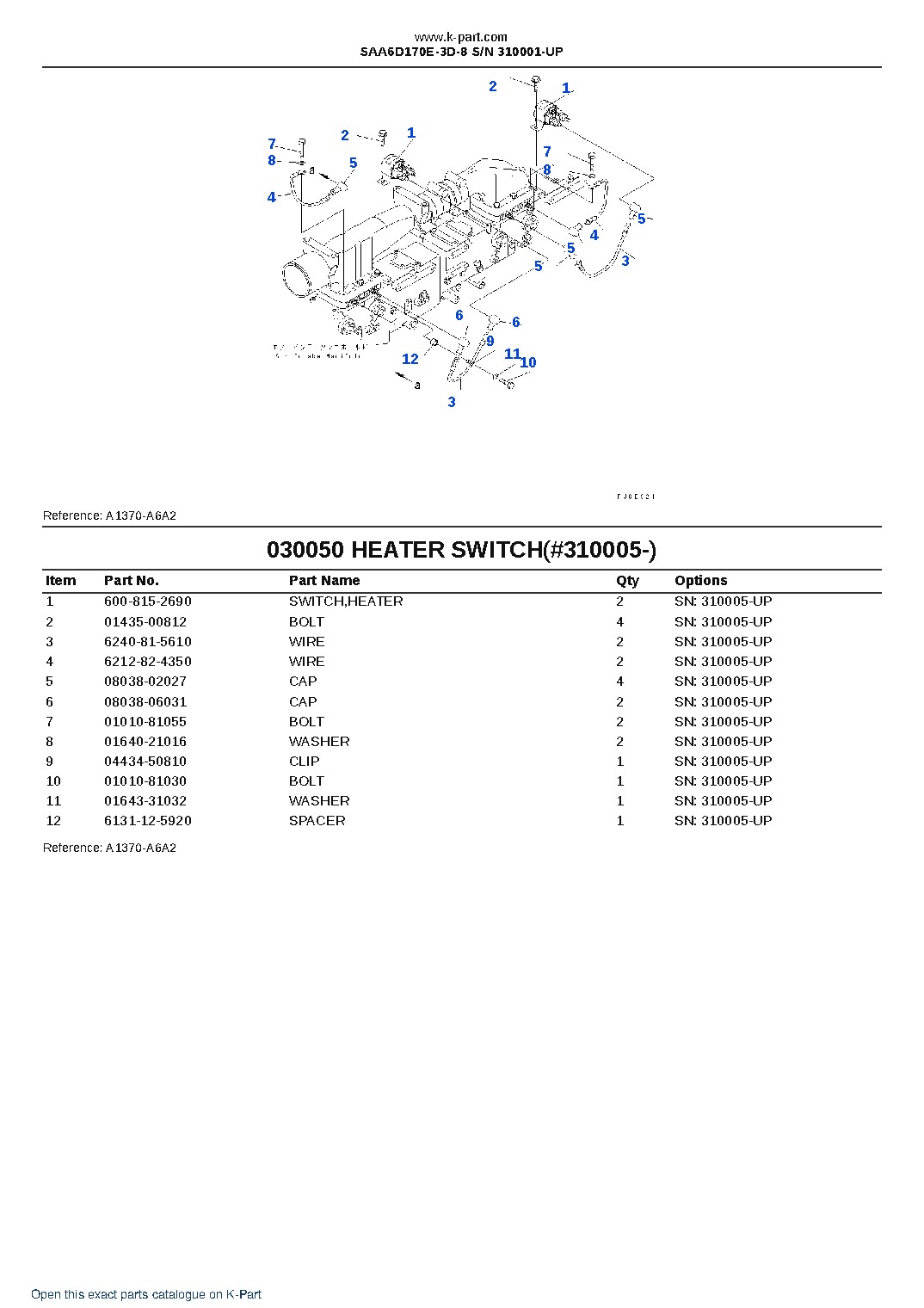 SAA6D170E-3D-8 S/N 310001-UP – sample page 7 SAA6D170E-3D-8 S/N 310001-UP – sample page 7