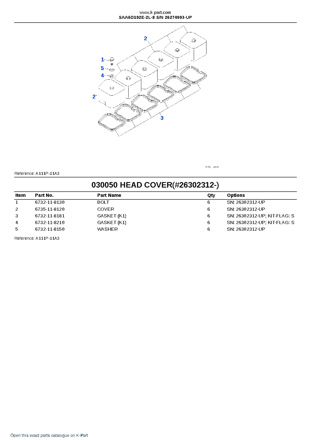 SAA6D102E-2L-8 S/N 26274903-UP – sample page 5