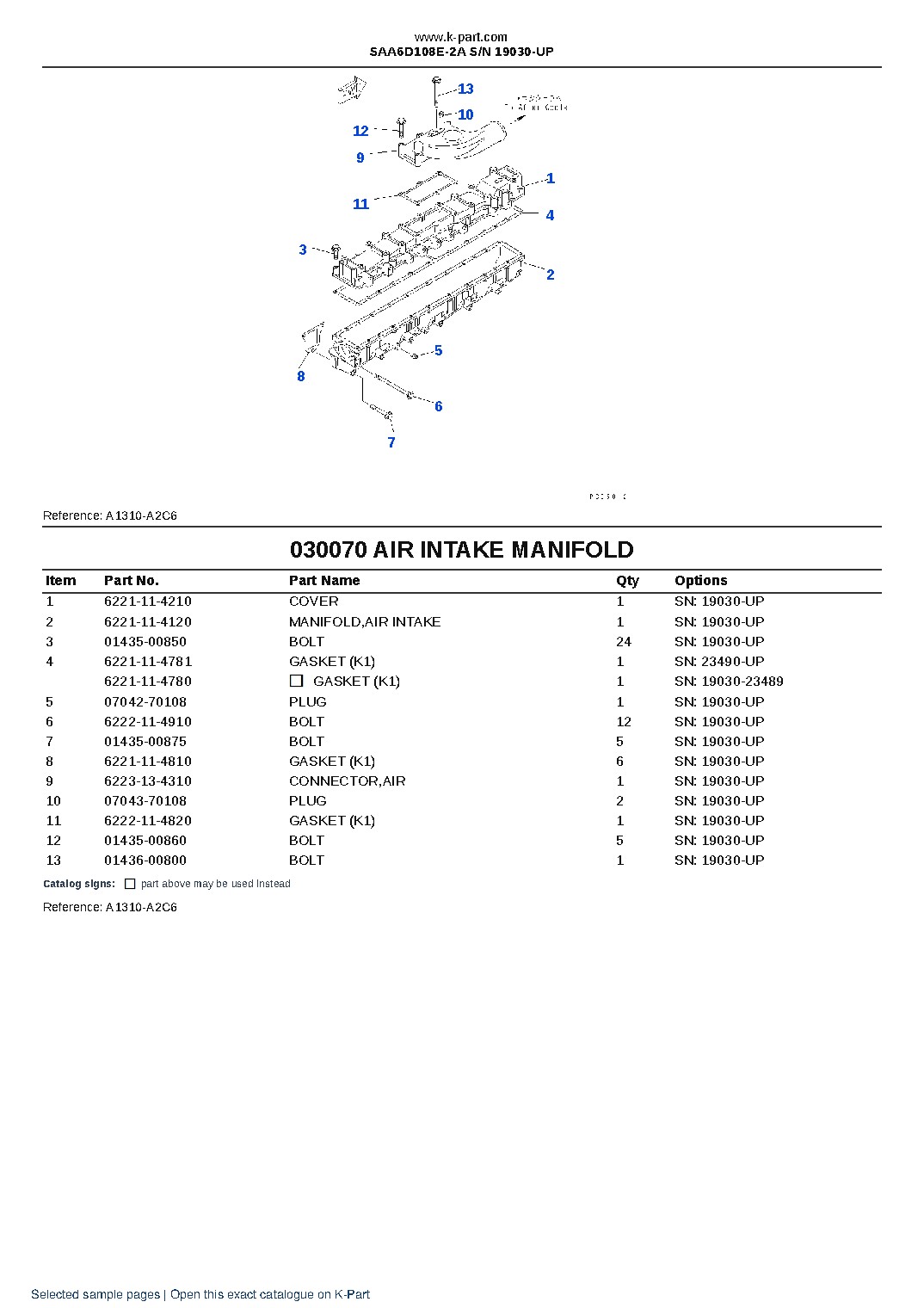 SAA6D108E-2A S/N 19030-UP – sample page 8