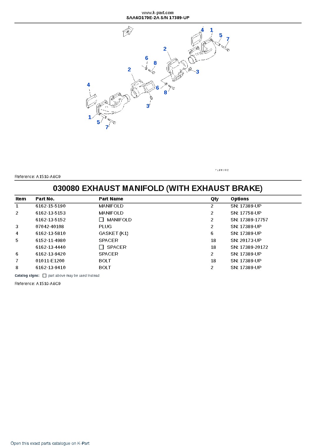 SAA6D170E-2A S/N 17389-UP – sample page 10 SAA6D170E-2A S/N 17389-UP – sample page 10