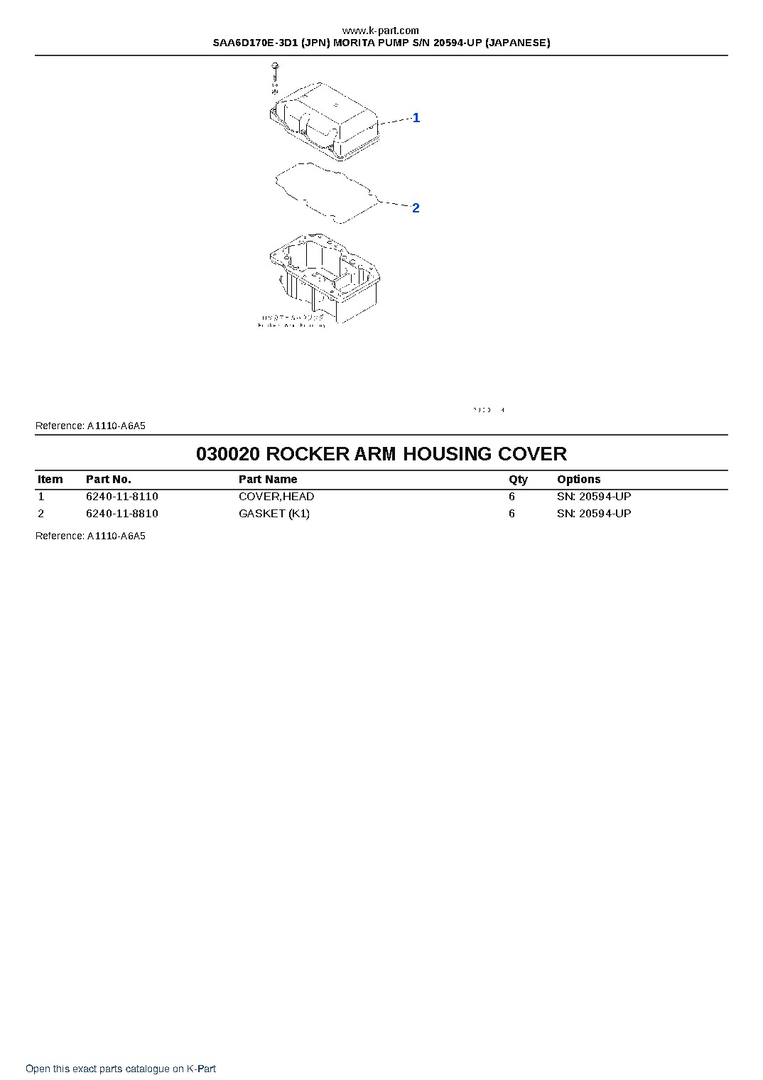SAA6D170E-3D1 (JPN) MORITA PUMP S/N 20594-UP (JAPANESE) – sample page 3 SAA6D170E-3D1 (JPN) MORITA PUMP S/N 20594-UP (JAPANESE) – sample page 3